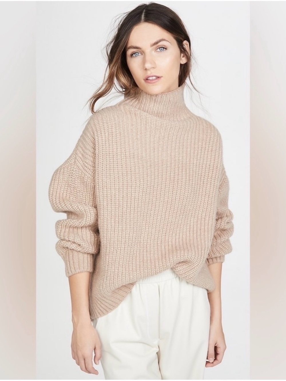 Anine Bing Sydney Sweater in Camel size M